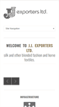 Mobile Screenshot of jjexporters.com
